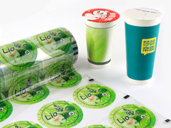 فیلم مهر و موم لیوان نوشیدنی های گرمای مهر و موم PET برای نوشیدنی ها بسته بندی بسته بندی سفارشی